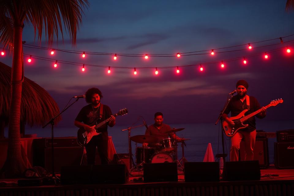 The cover letters performing at Elbo Room